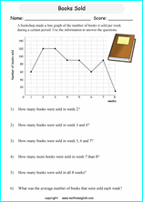 worksheets with line graphs for primary math students