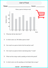 worksheets with bar graphs for primary math students