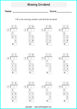 printable 2 digit long division worksheets for kids in primary and elementary math class 