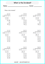 printable 3 digit long division worksheets for kids in primary and elementary math class 