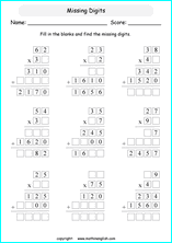 printable math multiplication 2 digits by 2 digit worksheets for kids in primary and elementary math class 