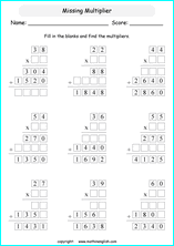 printable math multiplication 2 digits by 2 digit worksheets for kids in primary and elementary math class 