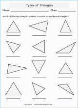 polygon shapes geometry math worksheets for primary math class 