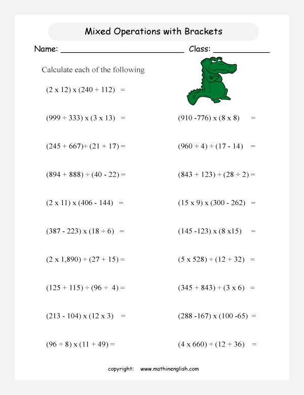 printable primary math worksheet for math grades 1 to 6 based on the