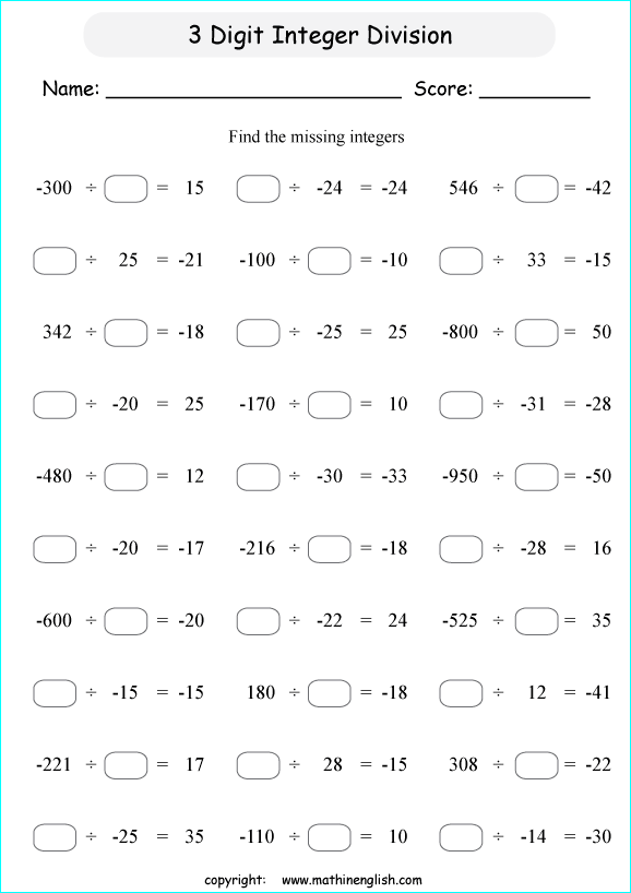 printable primary math worksheet for math grades 1 to 6 based on the