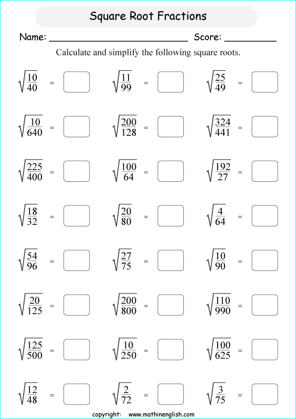 estimating-square-root-worksheet