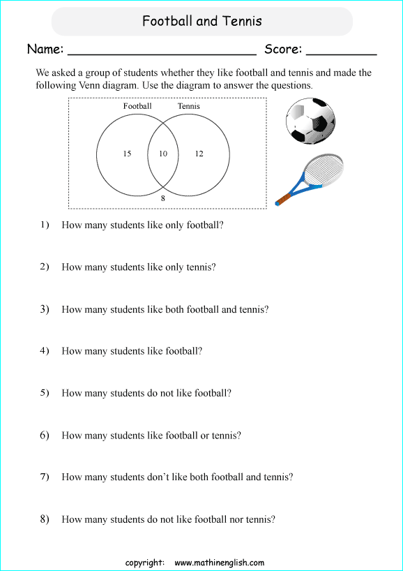 Printable Primary Math Worksheet For Math Grades 1 To 6