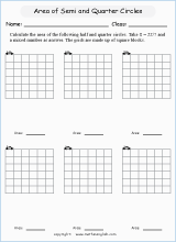 circle properties worksheets for primary math  