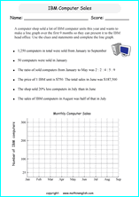 worksheets with line graphs for primary math students