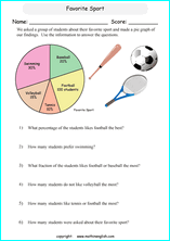 Pie Chart Worksheets Pdf