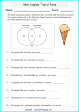 venn diagram worksheets for primary math students