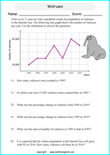 worksheets with line graphs for primary math students